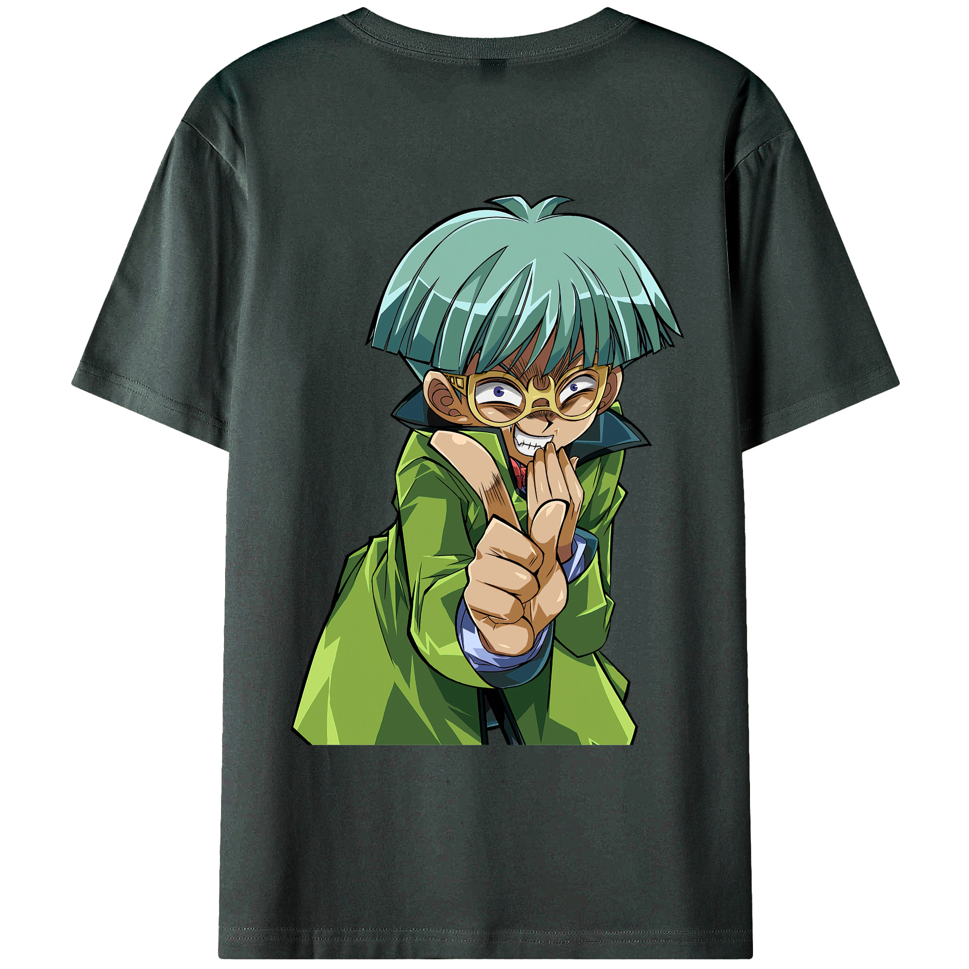 （画像用） 遊☆戯☆王 Yu-Gi-Oh! 綿100％ メンズ半袖Tシャツ（バックプリント） 通気性